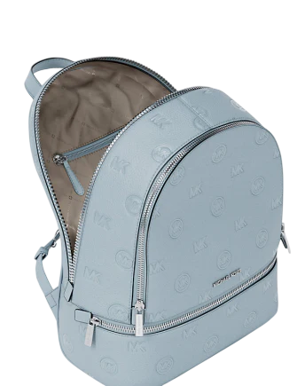 Michael Michael Kors Rhea Medium Logo Debossed Backpack - Image 3