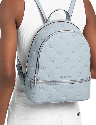 Michael Michael Kors Rhea Medium Logo Debossed Backpack - Image 4
