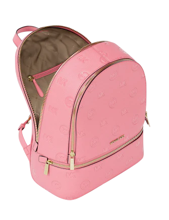 Michael Michael Kors Rhea Medium Logo Debossed Backpack - Image 4