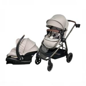 Maxi-Cosi Zelia2 5-in-1 Modular Travel System Luxe Travel System, 2023, New Hope Tan