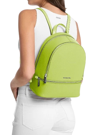 Michael Michael Kors Rhea Medium Pebbled Leather Backpack - Image 4