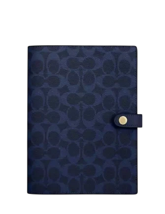 Coach Notebook In Signature Canvas