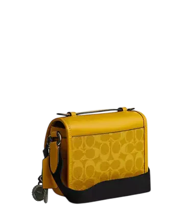 Coach Racer Crossbody Bag In Signature Canvas With Charms - Image 4