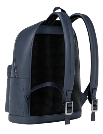 Michael Michael Kors Cooper Medium Logo Debossed Dome Backpack - Image 3