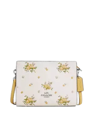 Coach Slim Crossbody Bag With Floral Print