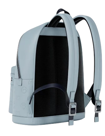 Michael Michael Kors Cooper Medium Logo Debossed Dome Backpack - Image 3