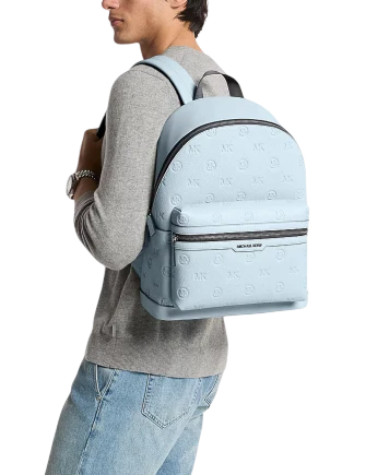 Michael Michael Kors Cooper Medium Logo Debossed Dome Backpack - Image 4
