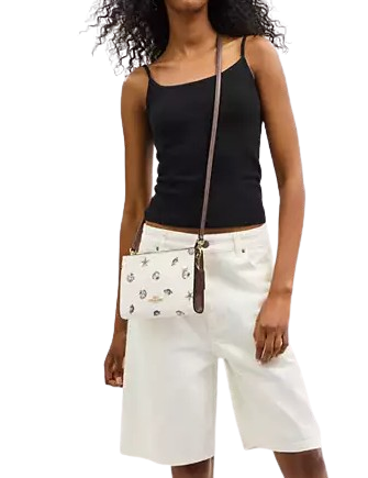Coach Slim Crossbody Bag With Shell Print - Image 2