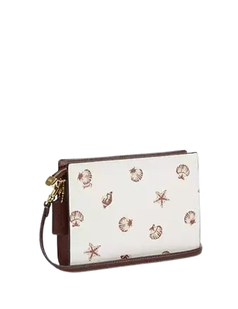 Coach Slim Crossbody Bag With Shell Print - Image 3