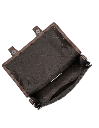 Michael Michael Kors Cooper Pebbled Leather and Signature Logo Trunk Crossbody Bag - Image 3