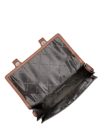 Michael Michael Kors Cooper Pebbled Leather and Signature Logo Trunk Crossbody Bag - Image 2