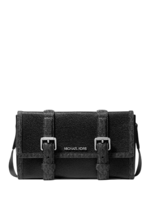 Michael Michael Kors Cooper Pebbled Leather and Signature Logo Trunk Crossbody Bag