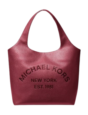 Michael Michael Kors Cooper Small Logo Embossed Tote Bag
