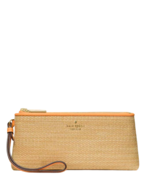 Kate Spade New York Wren Straw Wristlet