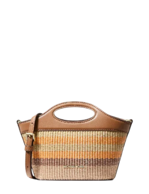 Michael Michael Kors Tatum Small Striped Woven Crossbody Bag