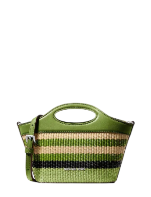 Michael Michael Kors Tatum Small Striped Woven Crossbody Bag