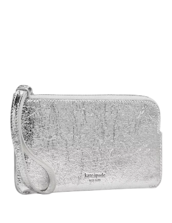 Kate Spade New York Zippy Crinkle Metallic Wristlet - Image 2