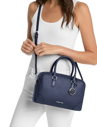 Michael Michael Kors Thompson Medium Pebbled Leather Satchel - Image 3