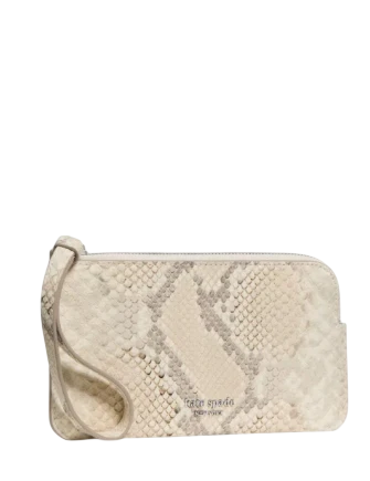 Kate Spade New York Zippy Snake Embossed Wristlet - Image 2