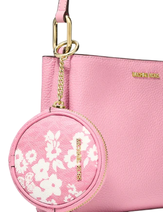 Michael Michael Kors Trisha Pebbled Leather Crossbody Bag With Pouch - Image 2