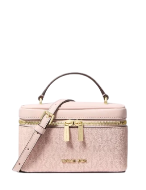 Michael Michael Kors Vivi Small Signature Logo Vanity Crossbody Bag