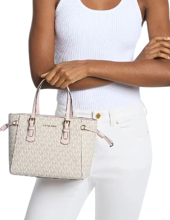 Michael Michael Kors Voyager Extra Small Signature Logo Tote Bag - Image 2