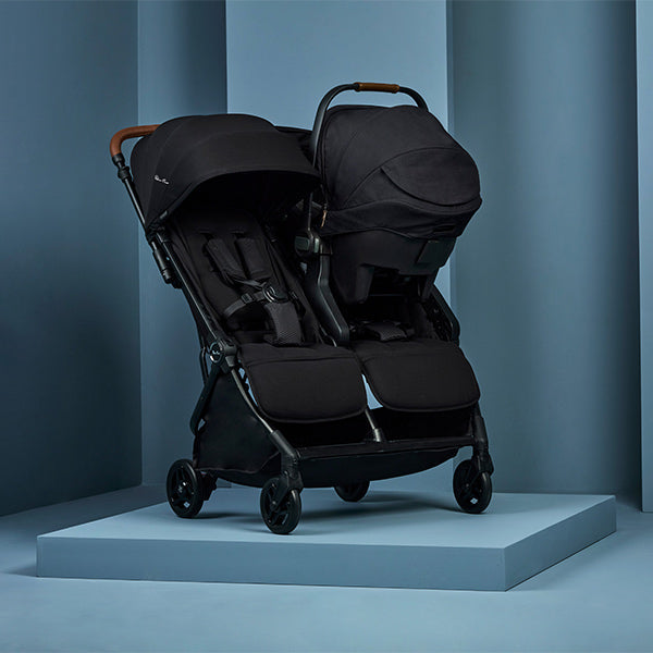 Silver Cross Jet Double Stroller – Ultra-Compact Luxury Travel Stroller for Two - Image 4