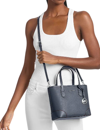 Michael Michael Kors Eva Extra-Small Leather Convertible Tote Bag - Image 3
