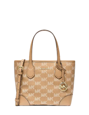 Michael Michael Kors Eva Extra-Small Logo Jacquard Convertible Tote Bag