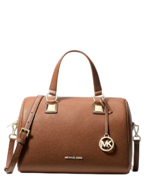 Michael Michael Kors Grayson Medium Pebbled Leather Duffel Bag