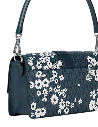 Michael Michael Kors Greenwich Medium Printed Signature Logo Convertible Shoulder Bag - Image 3
