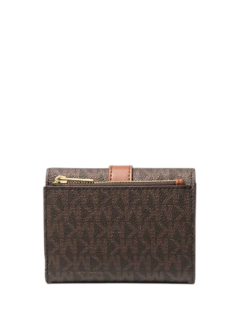 Michael Michael Kors Greenwich Medium Signature Logo Trifold Wallet - Image 2
