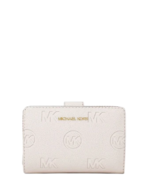 Michael Michael Kors Jet Set Travel Medium Logo Debossed Billfold Wallet