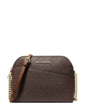 Michael Michael Kors Jet Set Travel Medium Logo Dome Crossbody Bag