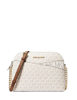 Michael Michael Kors Jet Set Travel Medium Logo Dome Crossbody Bag