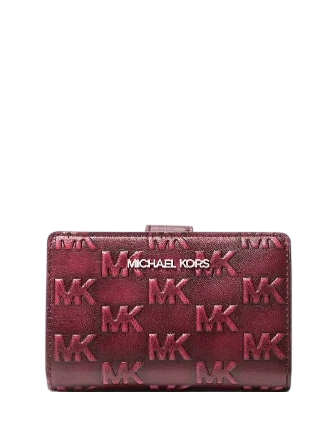 Michael Michael Kors Jet Set Travel Medium Logo Embossed Wallet