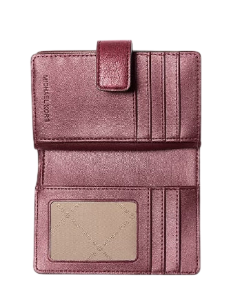 Michael Michael Kors Jet Set Travel Medium Logo Embossed Wallet - Image 2