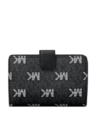 Michael Michael Kors Jet Set Travel Medium Signature Logo Billfold Wallet - Image 2