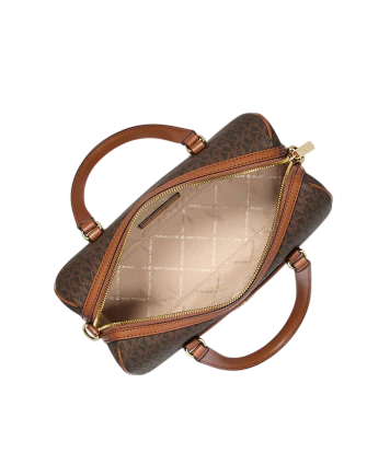 Michael Michael Kors Jet Set Travel Medium Signature Logo Duffel Crossbody Bag - Image 2