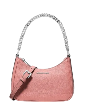 Michael Michael Kors Jet Set Travel Small Pebbled Leather Convertible Crossbody Bag