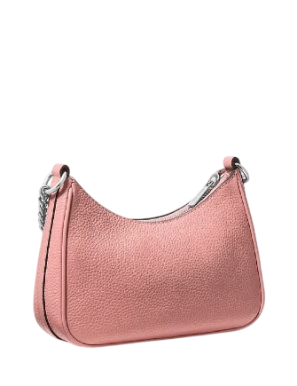 Michael Michael Kors Jet Set Travel Small Pebbled Leather Convertible Crossbody Bag - Image 3