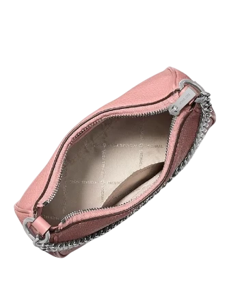 Michael Michael Kors Jet Set Travel Small Pebbled Leather Convertible Crossbody Bag - Image 4