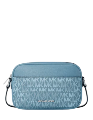 Michael Michael Kors Jet Set Travel Small Signature Logo Camera Crossbody Bag
