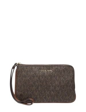 Michael Michael Kors Jet Set Travel Small Signature Logo Wristlet