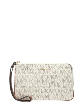 Michael Michael Kors Jet Set Travel Small Signature Logo Wristlet