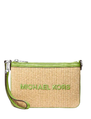 Michael Michael Kors Jet Set Travel Small Woven Wristlet