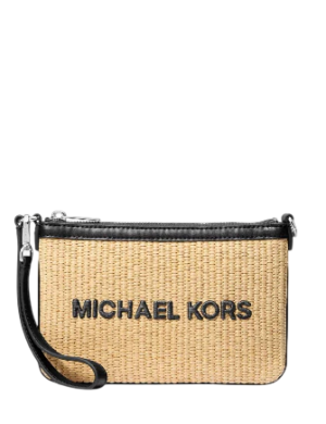 Michael Michael Kors Jet Set Travel Small Woven Wristlet