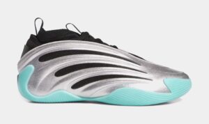 Harden Volume 9 Mens Basketball Shoes (Silver Metallic/Core Black/Flash Aqua)