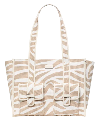Kate Spade New York Kip Zebra Cargo Large Tote Bag
