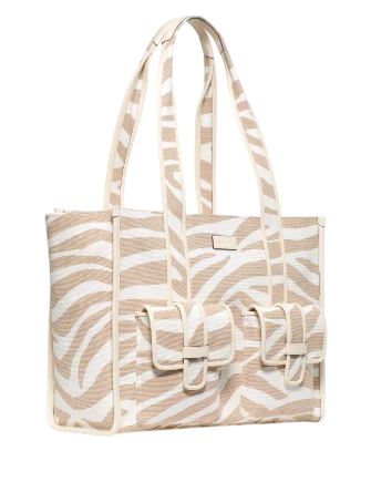 Kate Spade New York Kip Zebra Cargo Large Tote Bag - Image 3